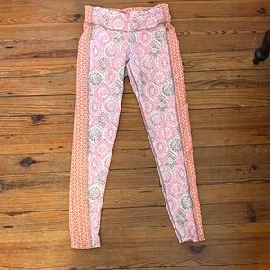 Maaji Pink and Orange patterned Women’s Leggings